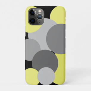 Gelb mit grauen Polka-Punkten Case-Mate iPhone Hülle