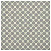 Gelb mit polka-grauen Punkten Stoff (Muster)