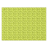 Gelb mit schwarz leuchtendem Neuralmuster Tischdecke (Vorderseite (Horizontal))