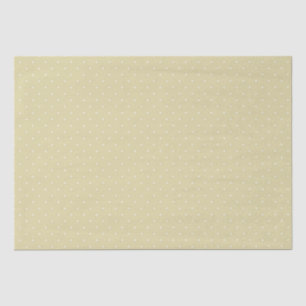 Gelb mit weißen Polka-Punkten Seidenpapier