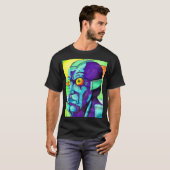 Gelb mustert T-shirt2 T-Shirt (Vorne ganz)