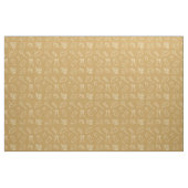Gelb nähen Thema Muster Stoff (Fat Quarter (45,7 x 55,9 cm))
