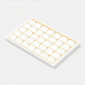 Gelb nicht mehr datierter Post-It-Note-Kalender Post-it Klebezettel (angewinkelt)