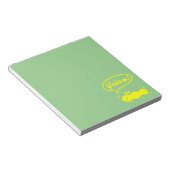 Gelb! Notepad Notizblock (angewinkelt)