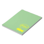 Gelb! Notepad Notizblock (Rotiert)