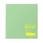 Gelb! Notepad Notizblock (Vorderseite)