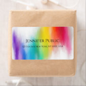 Gelb Orange Blau Grün Rosa Lila Moderne (Insitu)