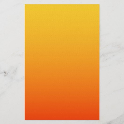 Gelb Orange Farbe Briefpapier (Vorderseite)