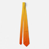 Gelb Orange Farbe Krawatte (Rückseite)