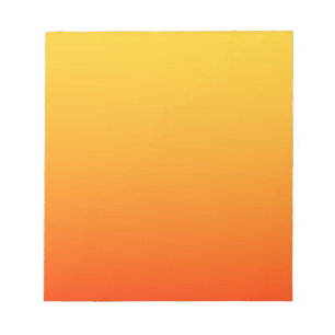 Gelb Orange Farbe Notizblock