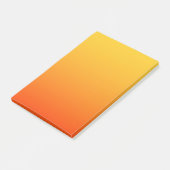 Gelb Orange Farbe Post-it Klebezettel (angewinkelt)