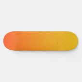 Gelb Orange Farbe Skateboard (Horizontal)