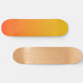 Gelb Orange Farbe Skateboard (Horizontal)
