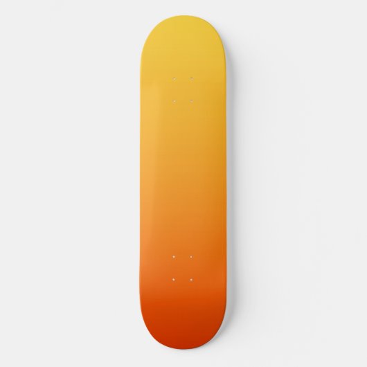 Gelb Orange Farbe Skateboard (Vorderseite)