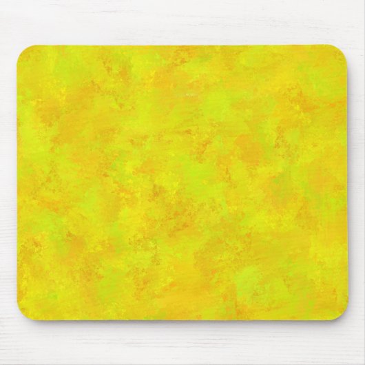 Gelb Orange Grün Abstraktes Muster Mousepad (Vorne)