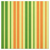 Gelb Orange Grün Vertikale Streifen Design Stoff (Muster)