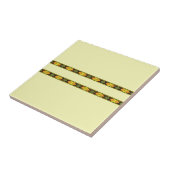 Gelb Orange Nahtloses Design Fliese (Seite)
