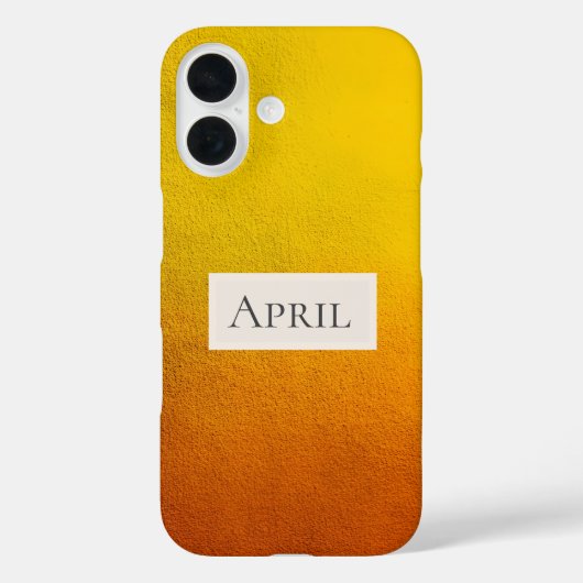 Gelb & Orange Ombre Case-Mate iPhone Hülle (Rückseite)