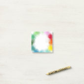 Gelb-orange Rosa Blau Lila Post-it Klebezettel (Auf Schreibtisch)