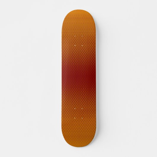 Gelb-orange-rote Punkte auf der Skateboard (Vorne)