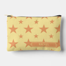 Gelb Orange Sterne Muster Konstellation Bleistift