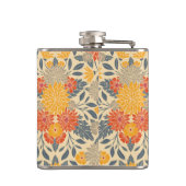 Gelb, orange und blau flachmann (Rückseite)