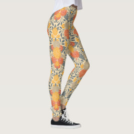 Gelb, orange und blau leggings