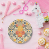 Gelb, orange und blau pappteller (Party)