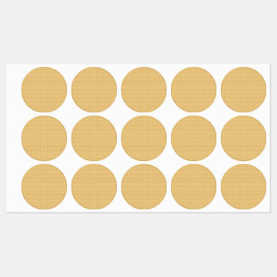 Gelb, orange und braune Blätter aus Packpapier Etiketten