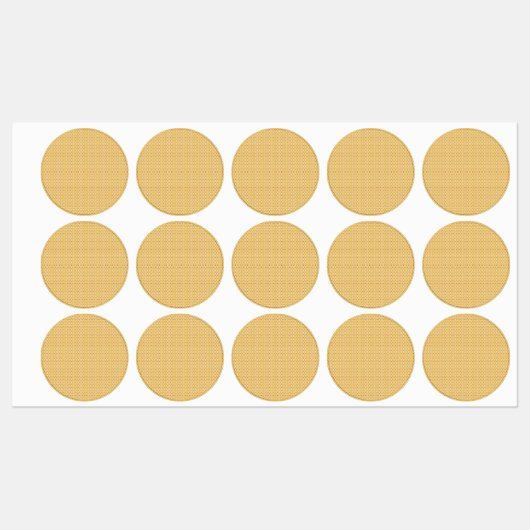 Gelb, orange und braune Blätter aus Packpapier Etiketten (Blatt)