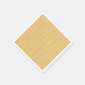 Gelb, orange und braune Blätter aus Packpapier Serviette (Ecke)