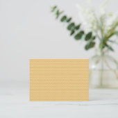 Gelb, orange und braune Blätter aus Packpapier Terminkarte (Stehend Vorderseite)