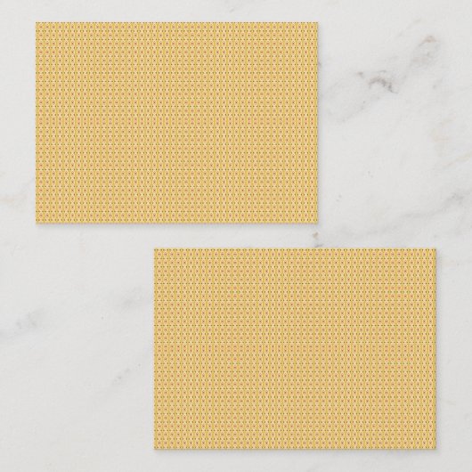 Gelb, orange und braune Blätter aus Packpapier Terminkarte (Vorne/Hinten)