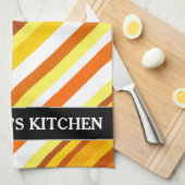 Gelb-, Orange und Handtuch (Viertel Falte)