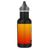 Gelb-orangee Harfe Edelstahlflasche (Links)