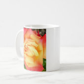 Gelb-orangee Rose Kaffeetasse (Vorderseite Links)