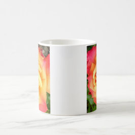 Gelb-orangee Rose Kaffeetasse