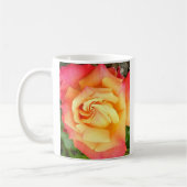Gelb-orangee Rose Kaffeetasse (Links)