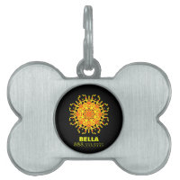 *~* gelb-orangee Stammes- aztekische Mandala