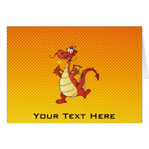 Gelb-orangeer Drache