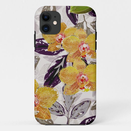 Gelb orangefarbene Orchideen. Case-Mate iPhone Hülle (Rückseite)