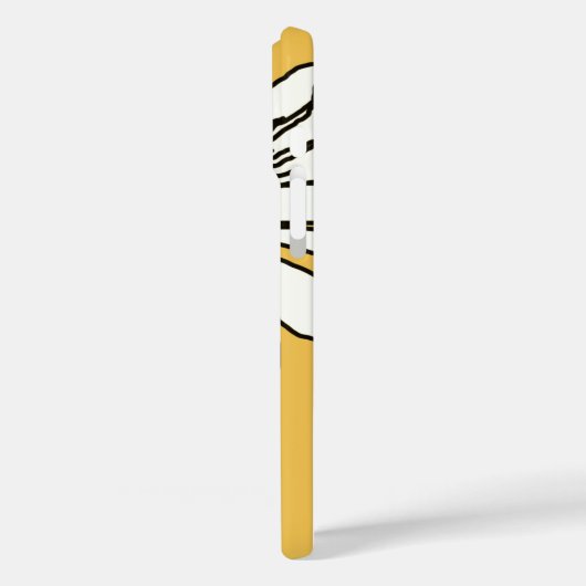 gelb personalisiert blühend Case-Mate iPhone hülle (Rückseite / Links)