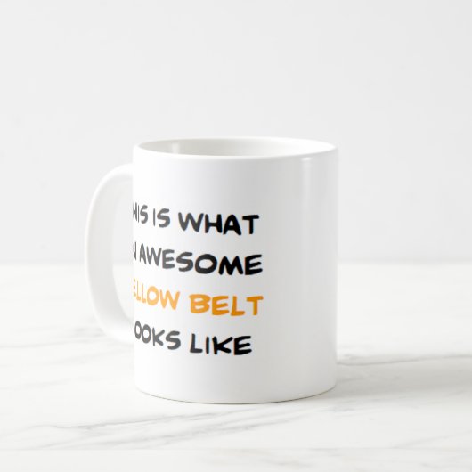 Gelb, phantastisch kaffeetasse (Vorderseite Links)