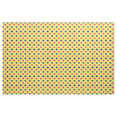 Gelb Pink Blau Punkte Muster Stoff (Yard (91,4 cm))