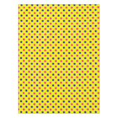 Gelb Pink Blau Punkte Muster Tischdecke (Vorderseite)