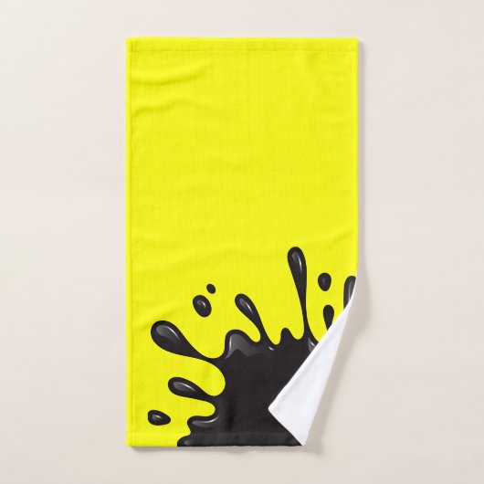 Gelb platsch badhandtuch set (Handtuch)
