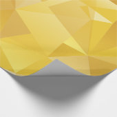 Gelb Polygonal Geschenkpapier (Ecke)