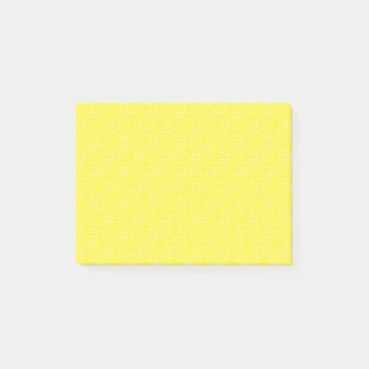 Gelb Post-it Klebezettel (Vorderseite)