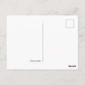 gelb postkarte (Rückseite)