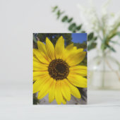 Gelb Postkarte (Stehend Vorderseite)